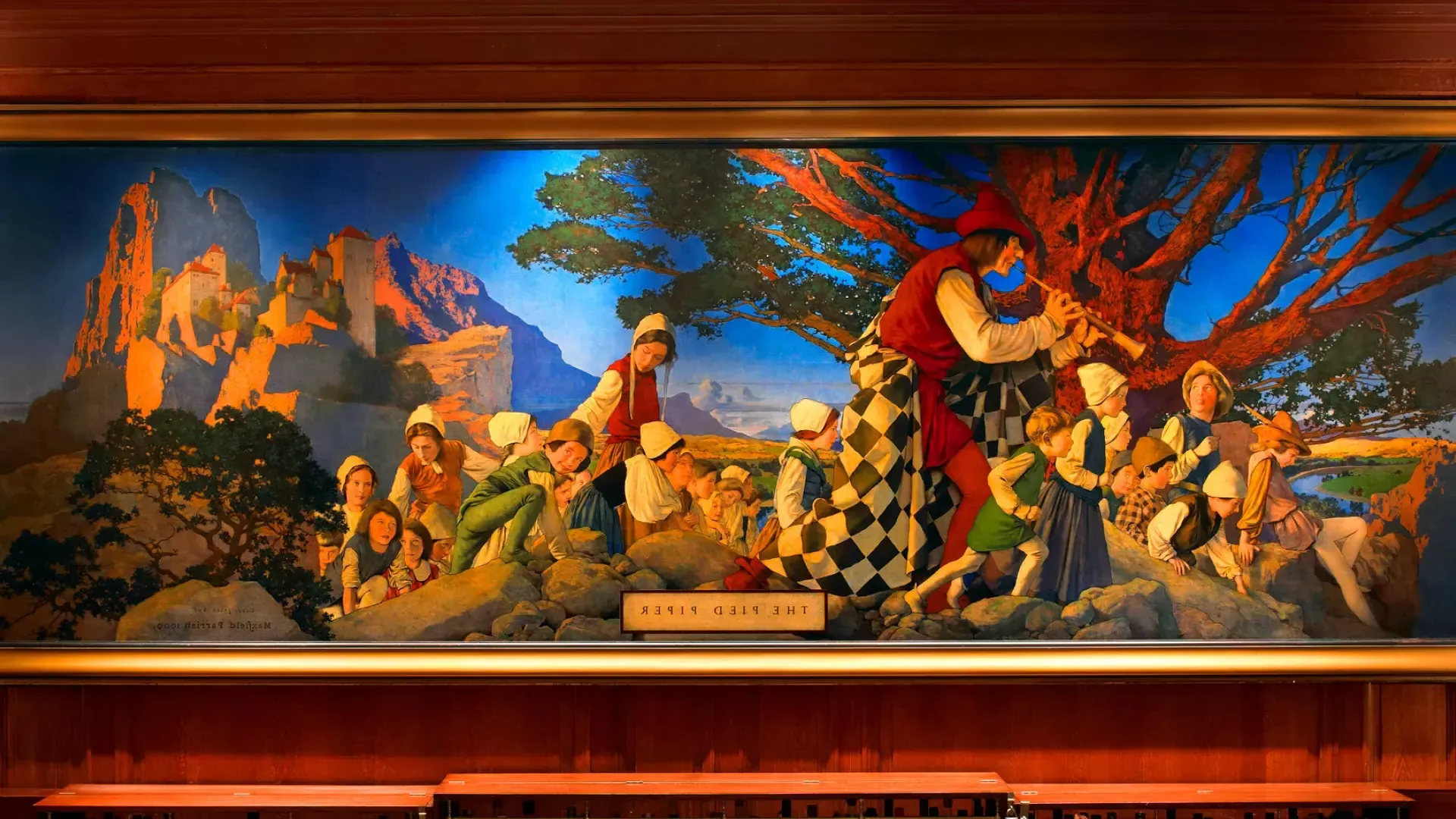 Mural de Pied Piper no Palace Hotel